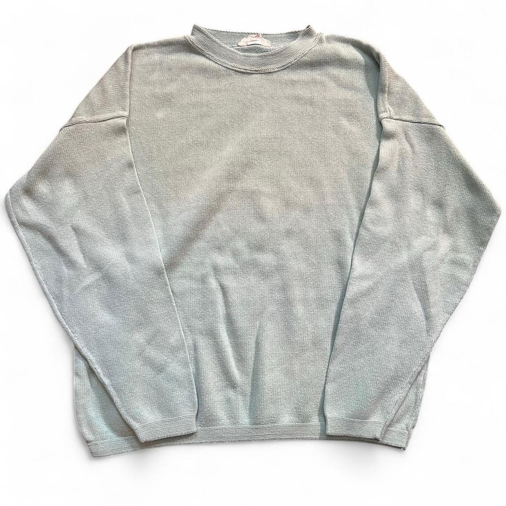 Vintage Lightweight Knit Sweater Size XL Made In USA Spring Summer Streetwear